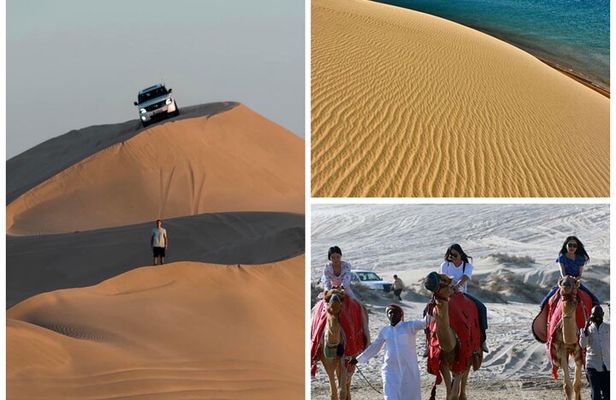 Desert Safari, Camel ride and Inland Sea Tour