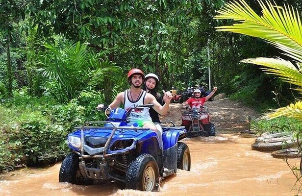 Phuket-Phang Nga: Rafting 5 or 7 km.-Zipline-ATV-Lunch