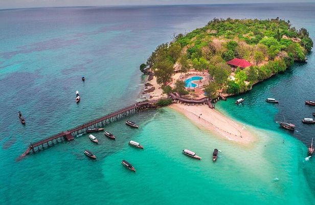 Zanzibar Prison Island Tour; Jozani Forest; Kuza Cave; Paje Beach; The Rock 