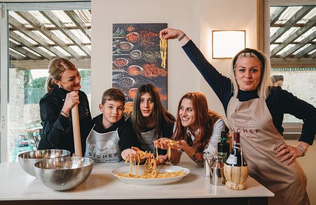 Chianti -Fresh Pasta Making Class and Sauces with Lunch or Dinner