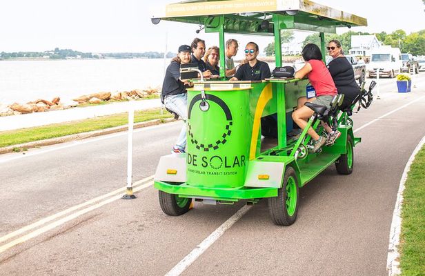 Halifax waterfront SOLAR Party Bike food & drink experience!