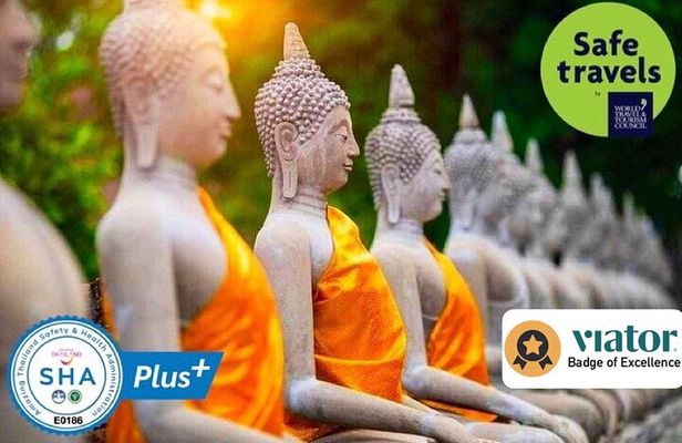 Sunset Sail, Glittering Tempels at Afternoon Ayutthaya Tours