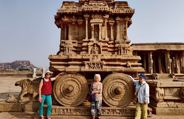 1 day private tour of Hampi world heritage site in car with professional guide