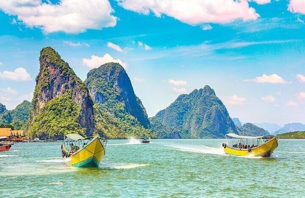 Private James Bond Island Canoeing Long-tail Boat Tour w/ Lunch