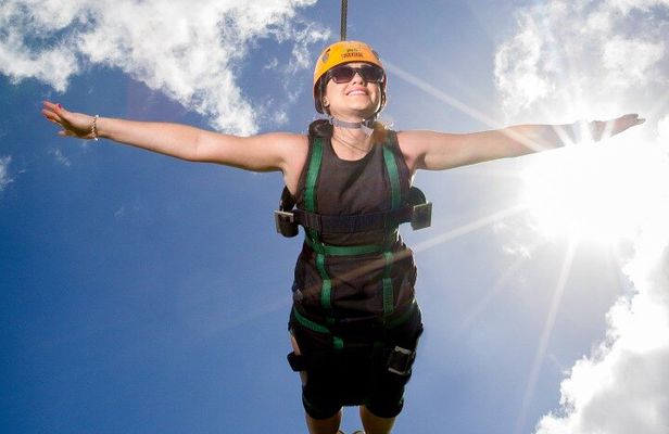 The Beast Zipline at Toroverde Adventure Park in Puerto Rico