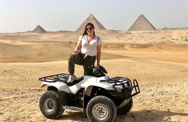 Giza Pyramids,Quad Bike ,Camel Ride ,Shopping Tour & Nile Cruise