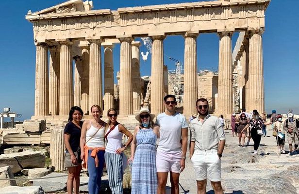 Acropolis monuments, Parthenon and Plaka, Monastiraki walking tour