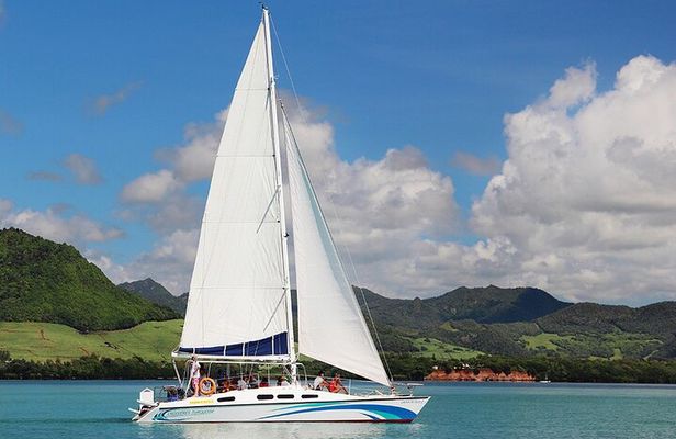 Mauritius : Full day All inclusive Ile aux cerfs Catamaran cruise