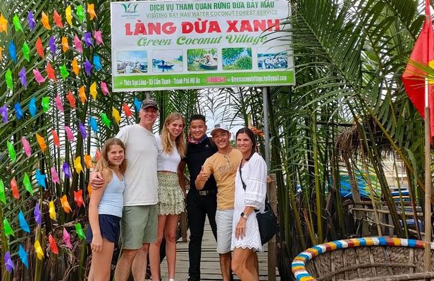 Green Coconut Village Cooking Tour (Local Market,Basket Boat and Cooking)