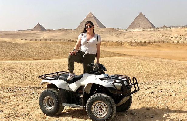 Private Tour Giza Pyramids, Sphinx, Lunch , 60min Quadbike ATV , camel ride