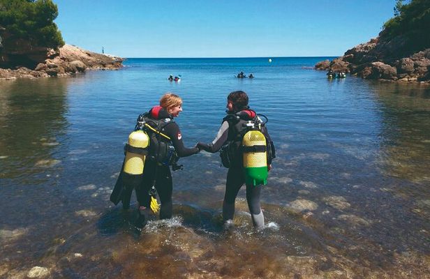 Diving In The Sea With Instructor In Tarragona Spain