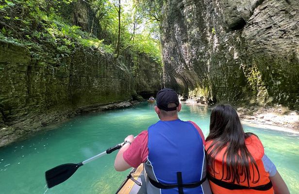 From Kutaisi: Martvili & Okatse Canyons & Prometheus Cave Tour