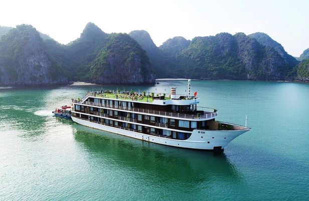 All-Inclusive 2 Day/1 Night Halong Luxury Cruise, Meals, Cave, Kayaking,Swimming