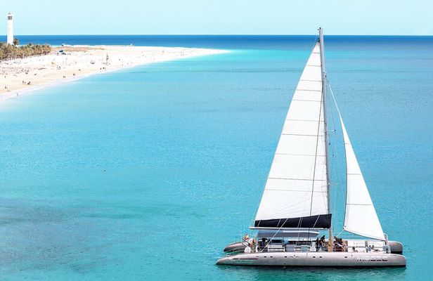 Fuerteventura: Magic Select Catamaran Trip with Food & Drinks