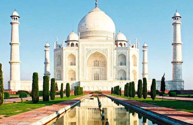 From Delhi: Taj Mahal Sunrise Tour with Elephant Conservation