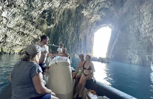Speed Boat Trip to Haxhi Ali Cave and Karaburun Beach