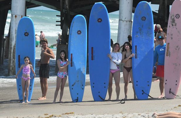 One Hour Surf Lesson with Experienced Instructor