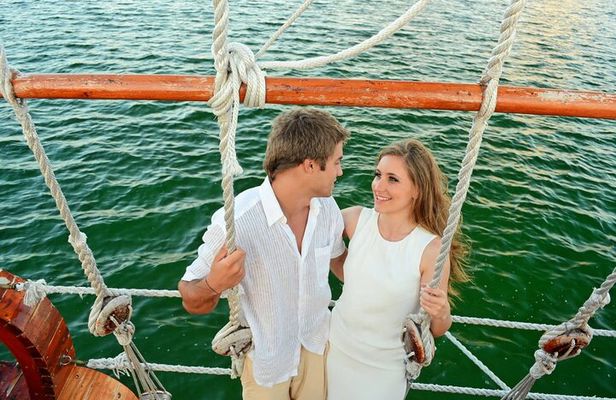 Cancun Romantic Lobster Dinner at Lagoon (sunset and night)