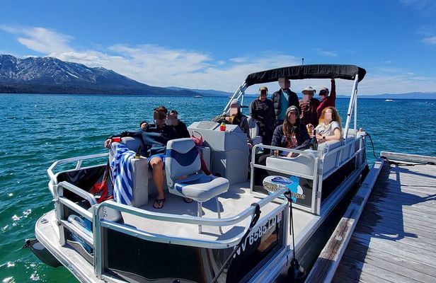 4 hour Party Pontoon Cruise Lake Tahoe! (10ppl)