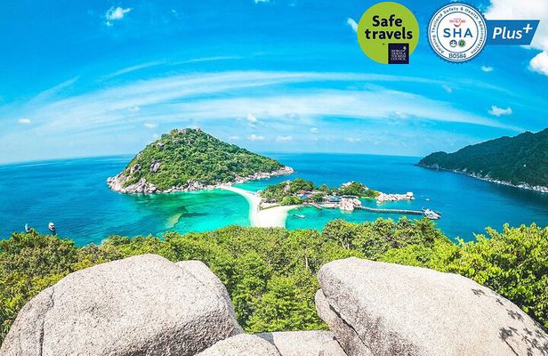 Full-Day Cruise of Koh Nang Yuan and Koh Tao From Koh Samui