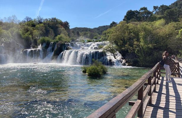 From Zadar Day Tour, Krka Waterfalls, Skradin Cruise, Swimming