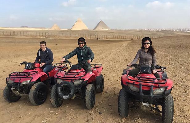 Quad Biking around the Giza Pyramids Area
