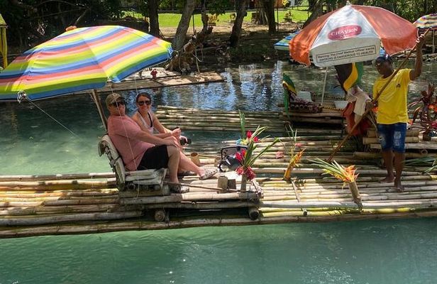 Private Dunn's River and Bamboo Rafting Combo from Ocho Rios