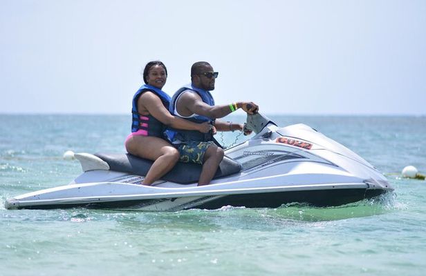 Jet Ski & River Rafting with Limestone Foot Massage from Montego Bay