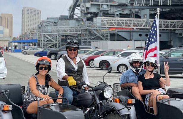 1-Hour Private Scenic Tandem Sidecar Tour in San Diego
