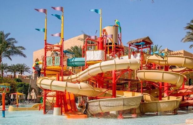 Hurghada: Makadi Water World Aqua Park Ticket with Transfer&Lunch