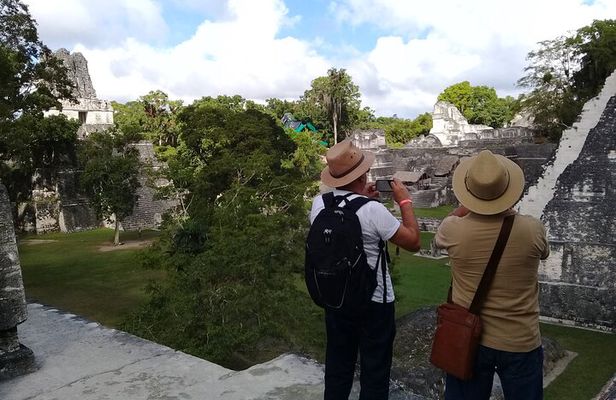 Tikal from Flores or Mundo Maya Airport with transportation, local guide and lunch