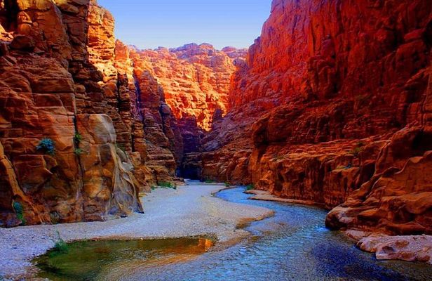 Wadi Mujib Siq Taril (Self Guided) with round trip transfers