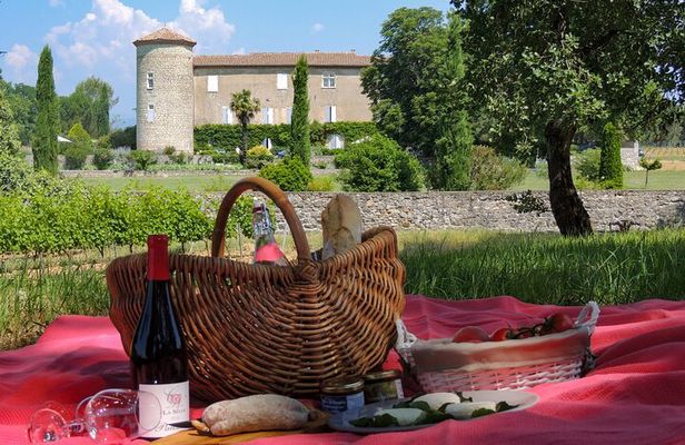 Wine excursion by electric bike guided by GPS Vallon Pont d'Arc
