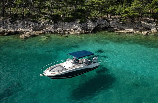 4h trip from Dubrovnik to the Elafiti islands with Jeanneau Cap Camarat 755WA