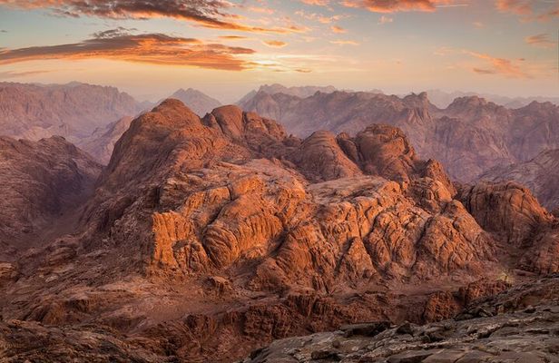 Mount Moses (Sunrise) & St. Catherine Monastery from Dahab