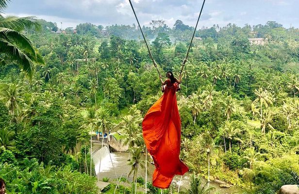 Bali Swing Heaven and White Water Rafting with All Inclusive