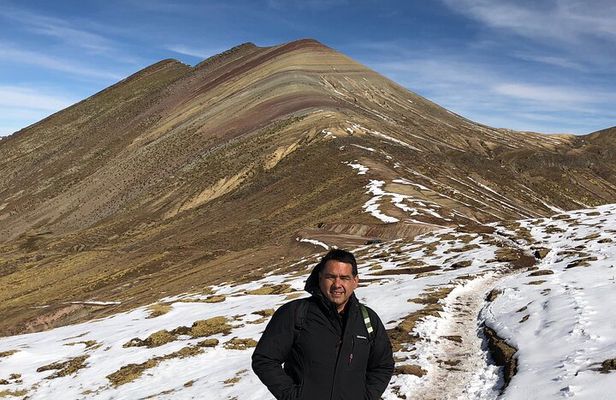 Palccoyo Rainbow Mountain and Stone Forest from Cusco