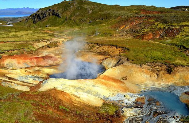 Helicopter tour from Reykjavik: Hengill Area with at site landing