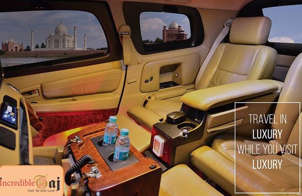 From Delhi: Luxury Taj Mahal Day Tour By Audi / BMW/ Mercedes