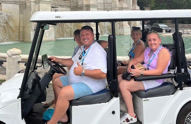 Rome Highlights City Tour by Golf Cart with Gelato