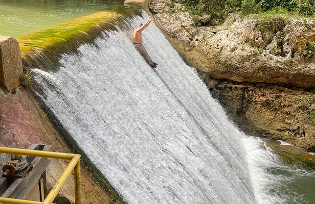 Largest Natural Waterslide, River Hike and Beach Tour in Arecibo