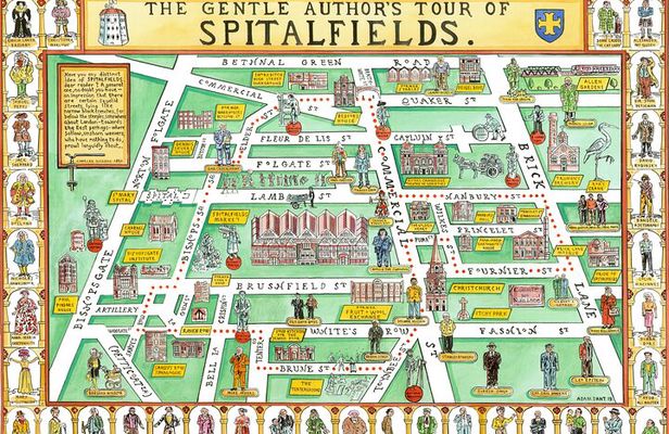 Walking Tour around Spitalfields in the East End of London