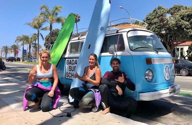 Surf Lesson for Beginners in Santa Monica