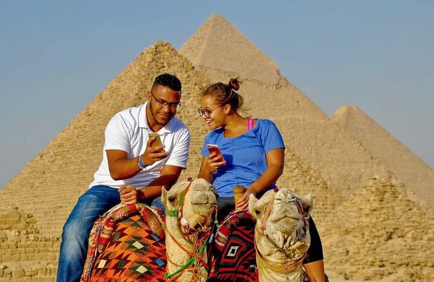 Private Tour to Giza pyramids Sphinx Sakkara and Camel Ridding