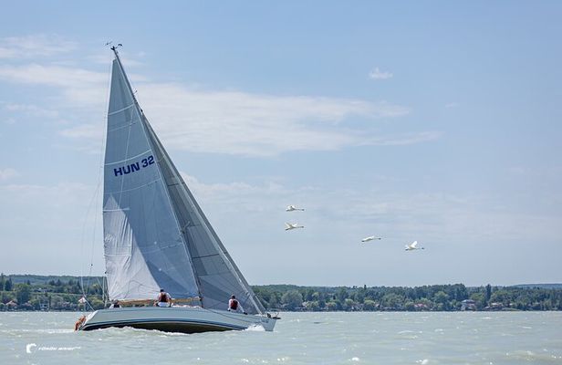 Sailing at Lake Balaton