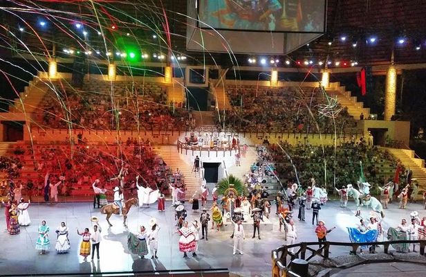 Xcaret Park! Nightshow, Underground River & Transportation