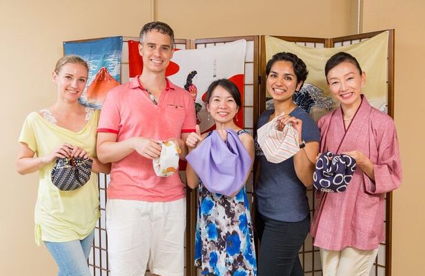 Traditional Furoshiki Cloth Wrapping Experience