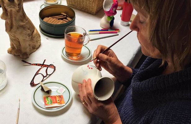 Half-Day Workshop Ceramic Painting in Katwoude