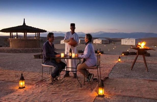 Desert Agafay Dinner Show and Camel Ride with Magical view 