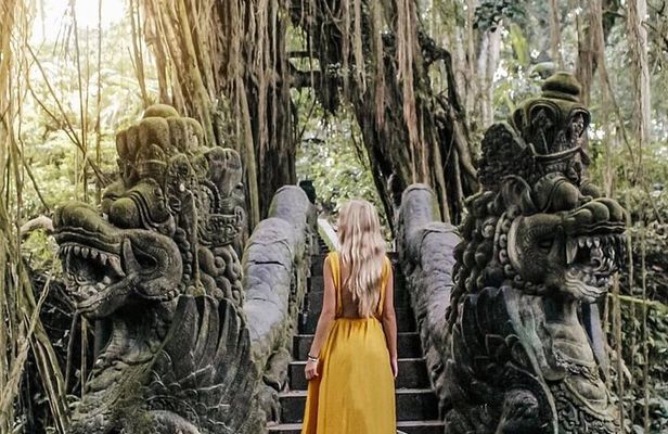 Ubud DayTrip : Monkey Forest - Rice Terrace - Jungle Swing - Water Temple